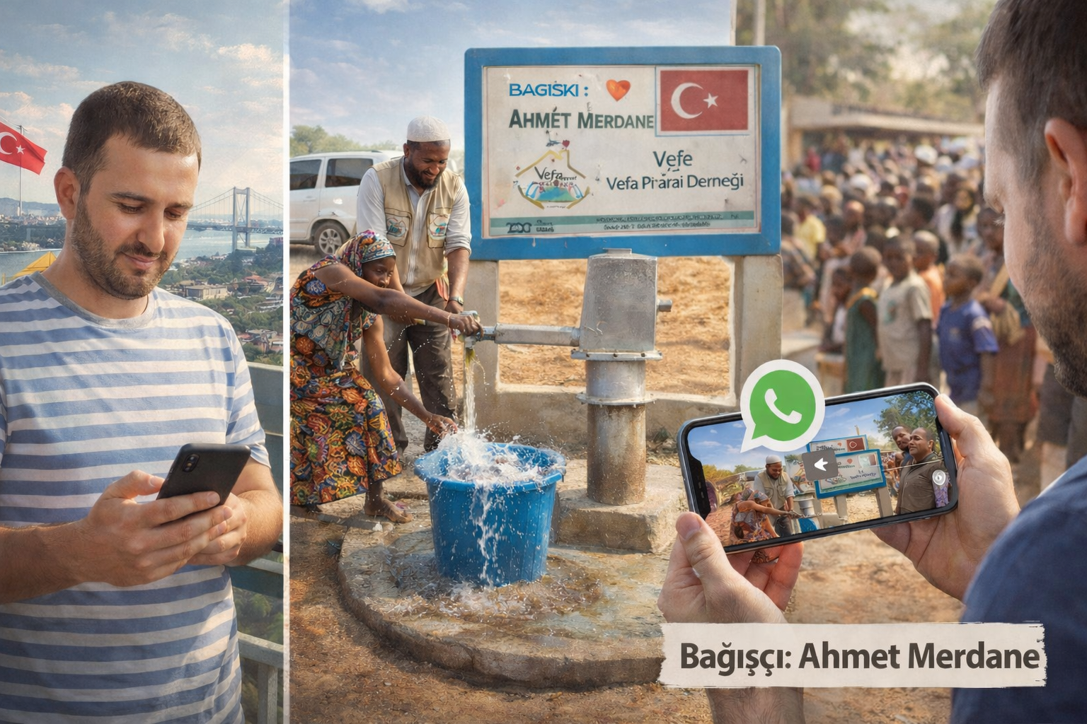 Ahmet Merdane - Su Kuyusu Bağış Hikayesi